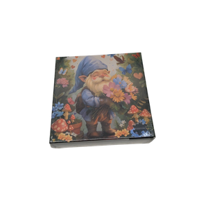 Gnome 1000 Piece Puzzle for Adults, PICKFORU Spring Bird Flower Jigsaw Puzzles Mushroom Butterfly, Hard Difficult Challenging Nature Plant Garden Theme as Wall Decor 2Pcs