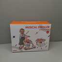 QDRAGON 3 in 1 Baby Walker and Activity Center for Girl, Learning to Walk, Sit to Stand, Early Educational Push Toys with Music Panel for Infant Toddler 12+ Months Pink