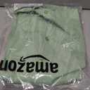 Amazon Essentials Women's Lightweight Crewneck Cardigan Sweater  (Sage Green Heather) S