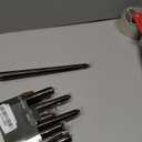 14 Unscented Black Taper Candle,10 inch Tall and 3/4 inch Thick,7.5 hrs Clean Burning,Dripless Candles for Weddings, Prayers, Festivals, Churches