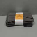 Wealuxe Super Absorbent Kitchen Towels 12 Pack - Premium 100% Cotton Kitchen Towels, 450GSM Thick Machine Washable Gray Dish Towels for Kitchen Drying, Cleaning, Dobby Weave, Unmatched Quality