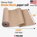 Floor Protection Natural Brown Rosin Paper 18" x 166 ft | USA-Made 7 Mil Heavy-Duty Builders Paper for Painting, Construction, Hardwood Floor Cover from Paint, Dust, Traffic