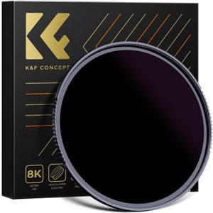 K&F CONCEPT 52mm ND100000(16.6 Stops) ND Lens Filter Neutral Density Lens Filter with 28 Multi-Layer Coatings (Nano X Series)