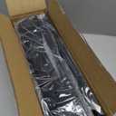 TIDYME Garage Tool Organizer Wall Mount - 48 inches - Sturdy Storage Rack with Adjustable Hooks, Anti-Rust - Easy Installation, 300lbs Capacity - Garden Tool Organizer (03 Racks & 06 Hooks) (Black)