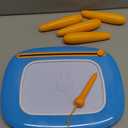 Kikidex Magnetic Drawing Board, Toddler Girl Toys for 1-2 Year Old, Doodle Board Pad Learning and Educational Toys for 1 2 3 Year Old Baby Kids Birthday Gift(Light Blue)