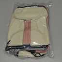 Insulated Lunch Box Dual Compartment Lunch Bag Leakproof Cooler for Men Women with Adjustable Strap,for Work, Picnic, Beach, Camping, Travel (Pink Beige,12L)