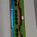 Stair Treads Gauge Template Tool - Staircases Jig, Measuring Set, Shelf Scribe Tools for Stairs, Risers, Shelf and Cutting Drywall Wizard, 11.4In to 60.7In (Blue, Blue)