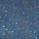 Belagio Enterprises BPC3-98-04, Blue/Gold 18x15 (3 pieces 18x15 inches Cork Fabric)