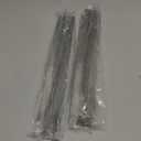 2PCS Kitchen Stove Counter Gap Covers, Stainless Steel Gap Cover, Cooktop Trim Kit, Stove Gap Guards, Oven Gap Filler, Heat Resistant & Effectively Protect Stove Gap Filler(13.8"-27.5" Silver)