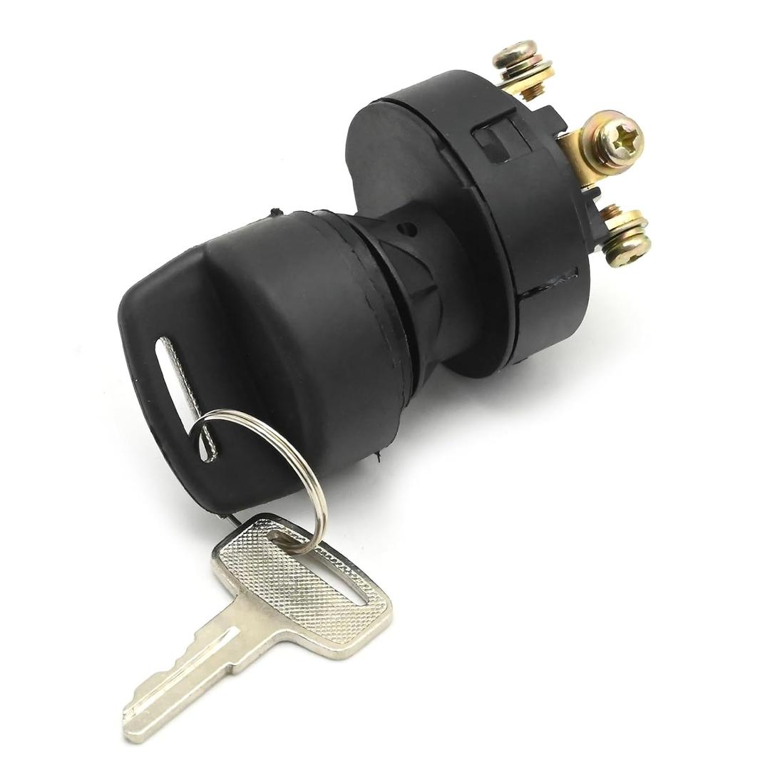 Hoypeyfiy 4360469 Ignition Switch with Key, Replacement for JLG 400S 460SJ 600A 600AJ 600S 600SJ 601S 660SJ 450A 450AJ T350 1532E2 1932E2 2032E2 2632E2 2646E2 3246E2, Replaces 4360470, 4360467