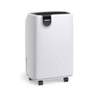 Yaufey 2500 Sq. Ft Dehumidifier for Home and Basements with Auto or Manual Drainage, 0.48 Gallon Water Tank Capacity -Low Noise and 24 Hr Timer