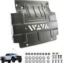 PACEWALKER FL3Z-5D032-D Lower Front Engine Splash Shield for Ford F-150 2015-2023 2.7L 3.3L 3.5L 5.0L Replace Engine Splash Shield Guard(Not 19-20 F-150 XLT,19 F-150 3.5L,5.0L,21-24 F-150 XL STX 2.7)