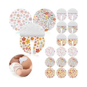 Breling 18 Pack Feeding Tube Pads Button Pad Gtube Button Covers Reusable g Tube Cutie Dinosaur Feeding Supplies for Kids Baby Breastfeeding Nursing Care (Flower)
