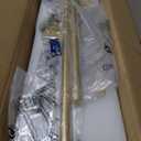 Removable Battery Operated Wall Sconces with Remote Control 350Rotate LED Wireless Wall Lights with 3 Color Temperatures & Dimming for Bedroom, Hallway,28.3 Inch (2 Pack) (Gold)