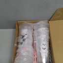 12 Pcs Halloween Plastic Ghost Cups with Straw and Lid Cute Pink White Ghost Cups for Drinks Halloween Decoration Party Favors