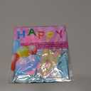 Cartoon 3rd Birthday Decorations for Boys Girls, Starry Sky 3 Balloon Number 40 Inch, Pink and Blue Balloons With Star Balloon For Pink Blue Birthday Decorations