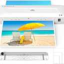 Crenova 13 Inch A3 Laminator Machine, Hot and Cold Settings, with Laminating Sheets Pouches, Paper Trimmer, for Home Office School