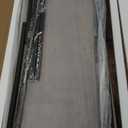 Huuger Computer Desk, 55 Inch Home Office Desk, Gaming Writing Work from Home Study Desk, Large Legroom, Sturdy Metal Frame, Modern Simple, Rustic Brown