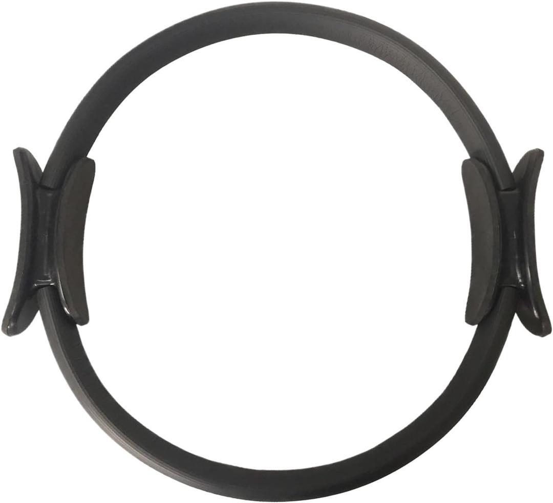 10 Color Options Pilates Fitness Ring,15 Inch Pilates Ring - Foam Padded Handles for Inner Thighs, Arms & Core Toning - Lightweight & Durable (6#)