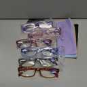 Gaoye 3.0 Reading Glasses for Women, 6 pack Fashion Readers for Women Spring Hinge Eye Glasses, Blue Light Reading Glasses