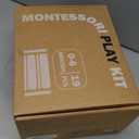 Montessori Toys for Babies 0-6 Months, 9 in 1 Learning Educational Sensory Toys for Newborn 0-3-6 Months, Includes High Contrast Cards, Baby Tissue Box Toy, Spinning Drum, Teether and More