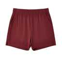 HEAVYWOOD Mens Pajamas Bottoms Cotton Loose Lounge Sleep Shorts Comfy Breathable Sleepwear with Pockets (Red, M)