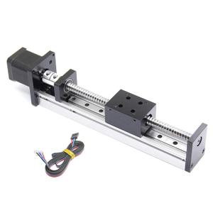 150mm Length Travel Linear Stage Actuator with Square Linear Rails Ballscrew SFU1204 with NEMA17 Stepper Motor for DIY CNC Router Parts X Y Z Axis