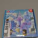 Magnetic Blocks - 100Pcs 0.8in Magnetic Building Block for Kids Ages 4-8, Transparent Magnet Block Blue Princess Castle, Magnet Cubes Tiles Princess Toy for Girl 3 4 5 6 7 8-12 Christmas Birthday Gift