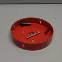 6-1/2 inch HSS Bi-Metal Hole Saw, Red Finish Corn Hole Cutter 165 mm for Wood Boards, Soft Metal Sheet, Drywall and Plastic