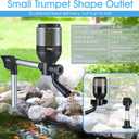 hygger LCD Control Automatic Pond Fish Feeder, Capacity 5.5LDC 12V