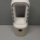 Misby Desk Fans Small Quiet, 13 Inch Bladeless Table Fan, 5 Speeds for Powerful Airflow, 70 Oscillating Fan with Night Light and Timer, Desktop Cooling Fan for Bedroom, Office, Nightstand (Ivory White)