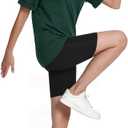 Auriviz Womens Cotton Tops Basic Short Sleeve Oversized Tshirts Short Sleeve Tees Boxy Yoga Gym Workout Shirts (Green, S)