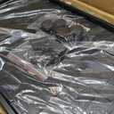 SAILUN 136Gal/543Qt Stackable Storage Bins Folding Collapsible Storage Bins with Lid, Closet Organizers and Storage, Storage Box with Door Black 26" W x 17" D x 71" H