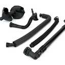 Crankcase Vent Valve Breather Hose Kit, 5 Piece Value Kit - Compatible with BMW Vehicles - E46, E39, E60, 320i, 323i, 325, 325i, 325ci, 328i, 330i, 330ci, 330xi, 525i, 528i - PCV Ventilation Separator