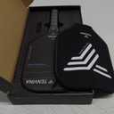 TENVINA Pickleball Paddles, Multi-Layer T700SC Textured Carbon Fiber Pickleball Paddle, 4-Types of Thicknesses and Shapes, USAPA Approved Pickle Ball Paddle, Strong Power and Spin Surface (Carbon-Elongated-16MM Control)