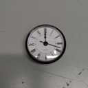 PATIKIL 2.8" 70mm Quartz Clock Insert, Round Quartz Movement Miniature Clock Mini Roman Numeral Clock Fit 61mm/3.1" Diameter Hole for Replacement Home, Black/White, Style 9