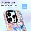 for iPhone 15 Pro Case, Coastal Collage Pattern, Military-Grade Drop Protection, Seaside Daydream Soft Slim TPU Protective Cover with Camera Protection for Women & Girls (BlueSummer)