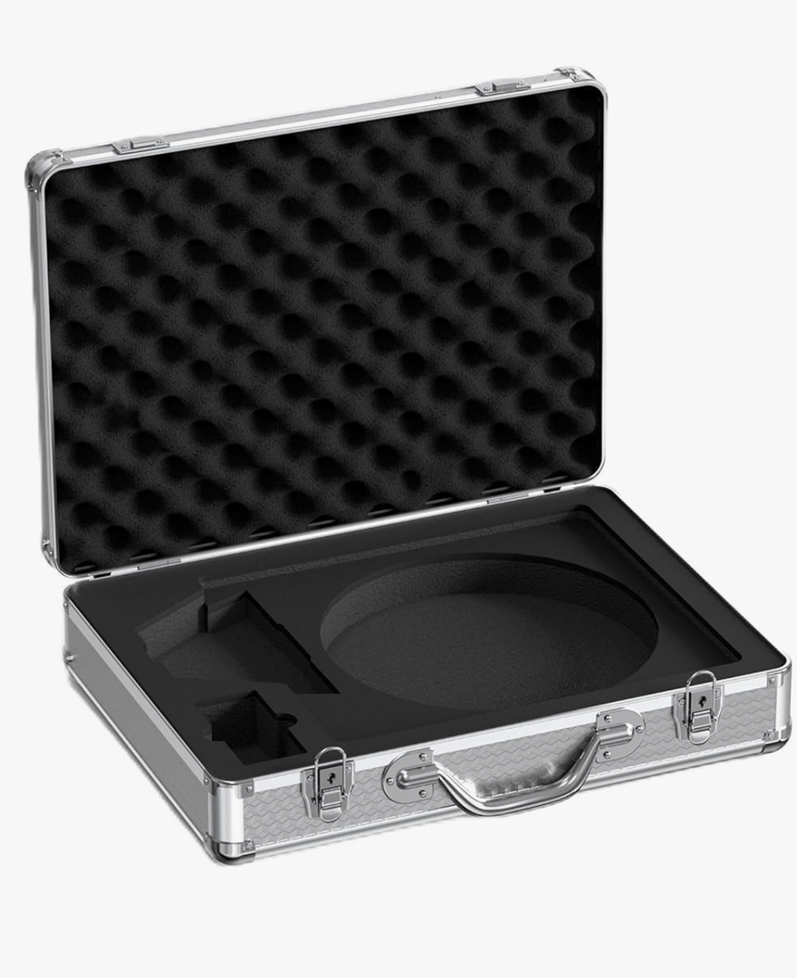 Starlink Mini Case, Aluminum Alloy Travel Suticase with Precision Form for Starlink Mini Dish, Kickstand, Pipe Adapter and Accessories