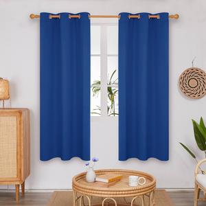 Deconovo Room Darkening Thermal Insulated Blackout Grommet Window Curtain Panel for Living Room, Greyish White, 42x63 Inch, 1 Panel