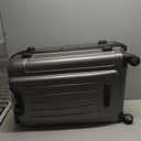 Kenneth Cole REACTION Renegade Luggage Expandable 8-Wheel Spinner Lightweight Hardside Suitcase, Silver, 28-Inch Checked