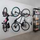 Swivel Bike Rack Wall Mount, 2 PCS Bike Hanger Wall Mount, Vertical Bike Rack, Sturdy Bike Storage Hook, No Heavy Lifting Required Indoor Hanging Bike Organizr