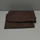 FLXXIE Microfiber Standard Pillow Shams Set of 2, Fade, Wrinkle and Shrinkage Resistant Soft Pillow Covers with Envelope Closure Euro Sham Covers (Dark Brown, 20x26 Inches)