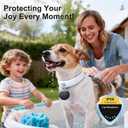 Air Tracker Tags-4 Pack, Smart Tag Work Compatible with Apple Find My (iOS Only), Bluetooth Tag Item Finders IP68 Waterproof Replaceable Battery for Wallet, Luggage, Backpack, Key