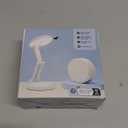 One Fire Cordless Desk Lamp,Dimmable Small Battery Powered Lights,3600mAh Rechargeable Wireless Table Lamp,Mini Lamp&Portable Light for Bed,Book Reading,Home for Small Spaces,Nail Light,Craft,Office (White)