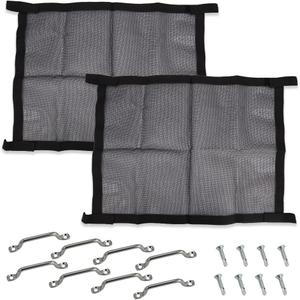 35 Inch Length x 26 Inch Height Horse Trailer Window Screen with Mesh Hole 0.04 * 0.04inch,2 Pack