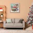 Acelii 5D Diamond Art Kits for Adults,Christmas Couple Special Shape Diamond Painting Kits for Beginners, Winter Hot Springs DIY Crystal Diamond Dots Gem Art Craft for Home Decor 11.8x11.8 Inch