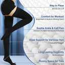 Beister 20-30 mmHg Compression Stocks Women & Men Thigh High Closed Toe Sockings for Varicose Veins, Edema, Flight