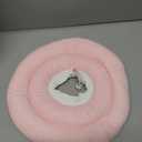 IDOMIK Dog Recovery Collar, Waterproof Soft Dog Cone After Surgery, Comfy Protective Elizabethan Collar Alternative for Dogs Cats, Adjustable Pet Neck Donut Cone Anti-Licking Biting Wounds,Pink,M (Pink, M)