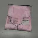 MakeMeChic Women's 2 Piece Pajama Set Graphic Short Sleeve Button Down Shirt and Shorts Set Sleepwear (Pink, L)