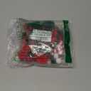 30 Packs Mini Santa Hats for Crafts, Holiday Knit Set with Tiny Santa Hats and Scarves, Christmas Tree Decorations and Doll Accessories, Green Red Striped Mini Snowman hats for Crafts and DIY Projects